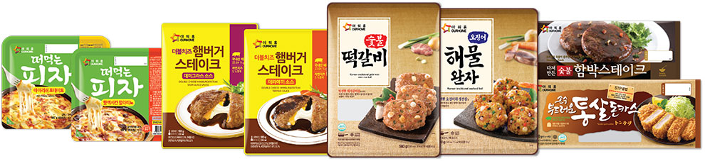 냉동조리식품 제품류 이미지